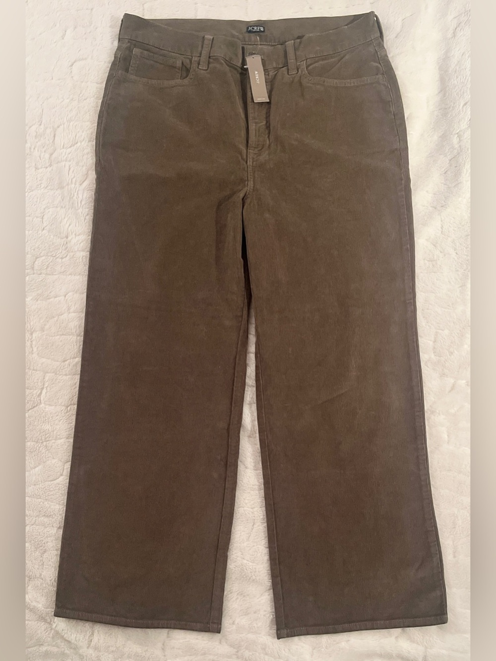 JCrew Wide Leg High Rise Corduroy
Pants in Frosty Olive size sz.31